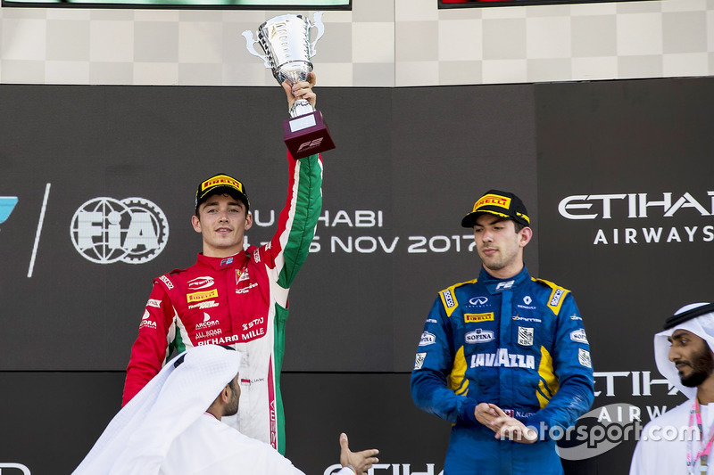 Podyum: Yarış galibi Charles Leclerc, PREMA Powerteam
