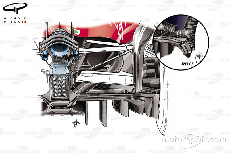 Ferrari SF70H new diffuser, Abu Dhabi