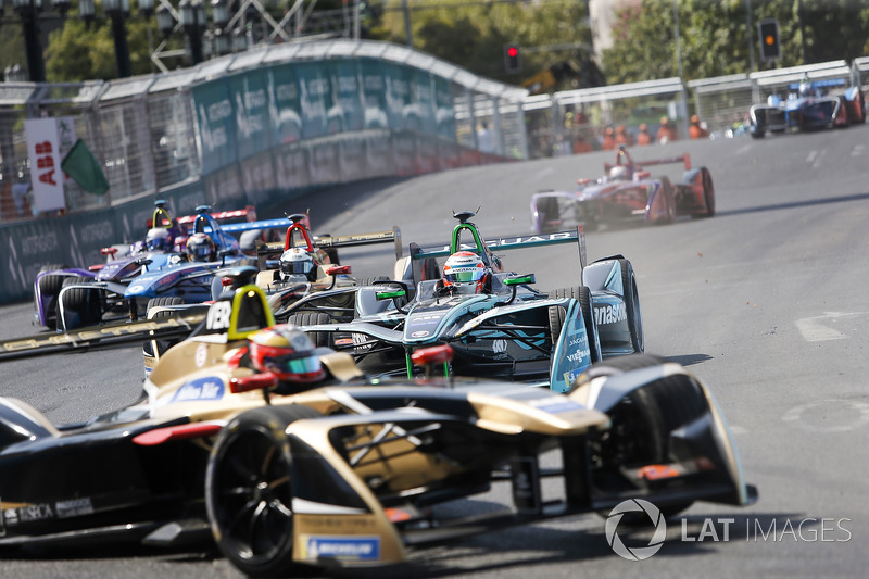 Jean-Eric Vergne, Techeetah Nelson Piquet Jr., Jaguar Racing, Andre Lotterer, Techeetah