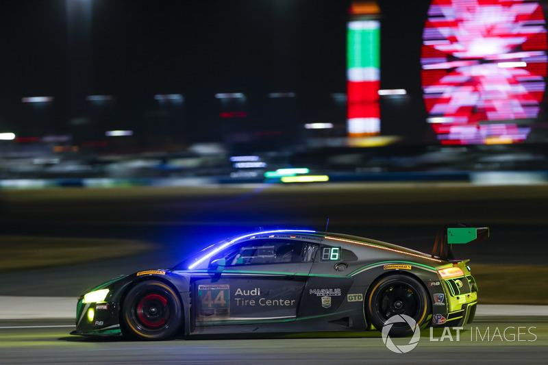 #44 Magnus Racing Audi R8 LMS GT3, GTD: John Potter, Andy Lally, Andrew Davis, Markus Winkelhock