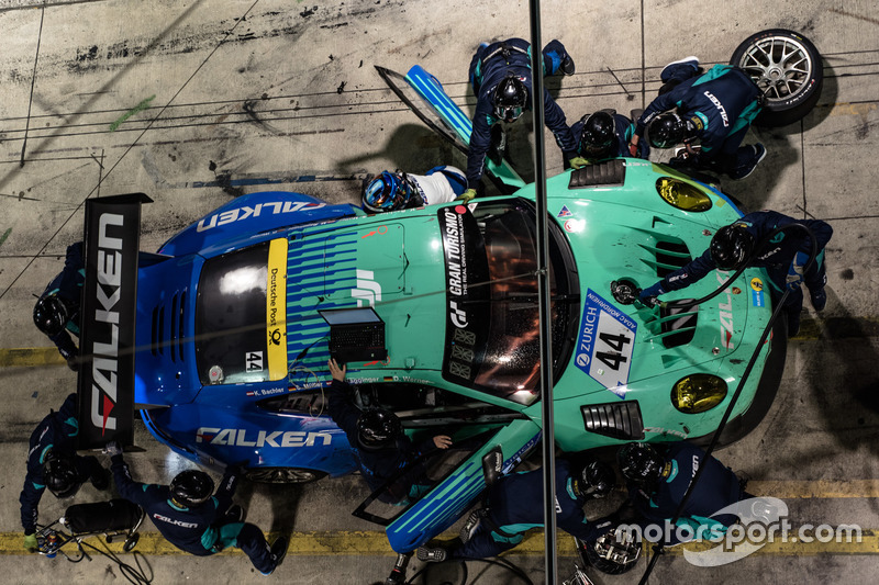 Клаус Бахлер, Свен Мюллер, Мартин Раггингер, Дирк Вернер, Falken Motorsports, Porsche 911 GT3 R (№44)