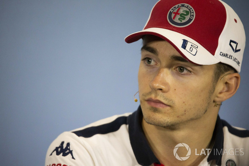 Charles Leclerc, Sauber en conférence de presse