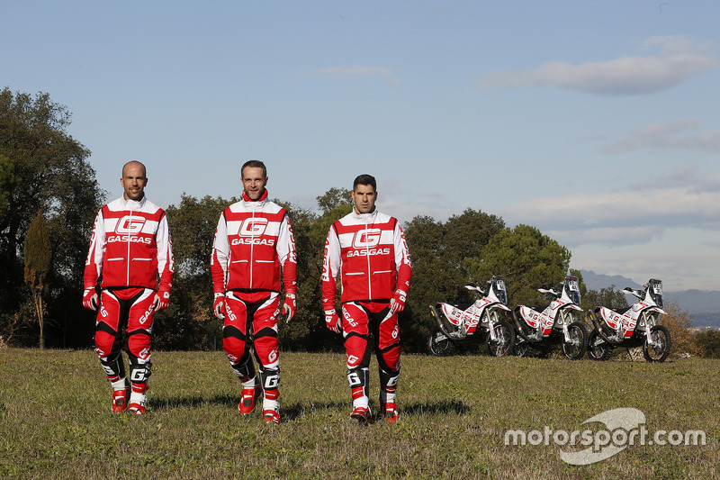 Johnny Aubert, Jonathan Barragán, Cristian España, GasGas Rally Team