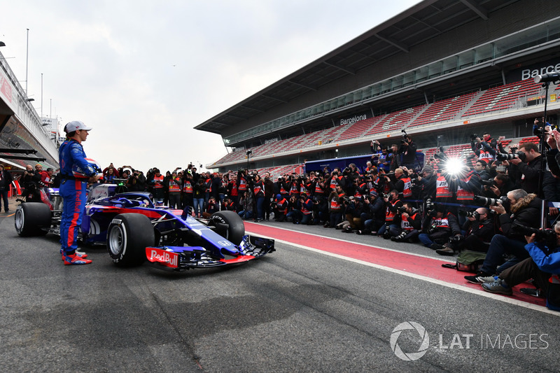 Pierre Gasly, Scuderia Toro Rosso and Brendon Hartley, Scuderia Toro Rosso, the new Scuderia Toro Ro