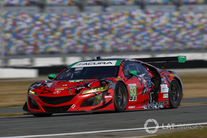 #93 Michael Shank Racing Acura NSX, GTD: Lawson Aschenbach, Justin Marks, Mario Farnbacher, Côme Led