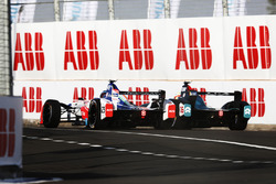 Nick Heidfeld, Mahindra Racing, y Oliver Turvey, NIO Formula E Team
