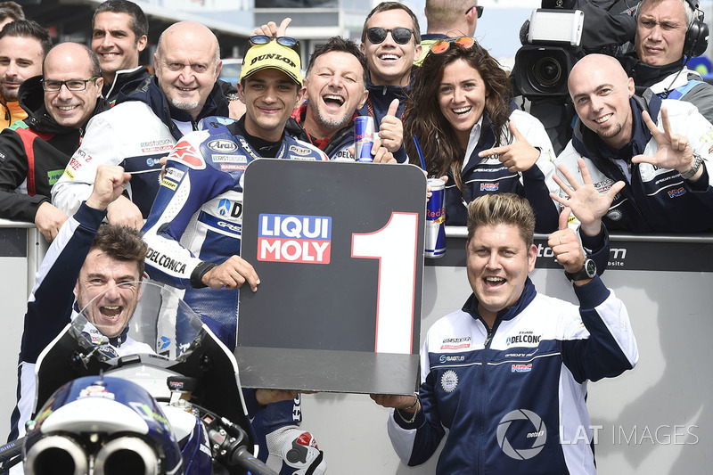 Pole sitter Jorge Martin, Del Conca Gresini Racing Moto3