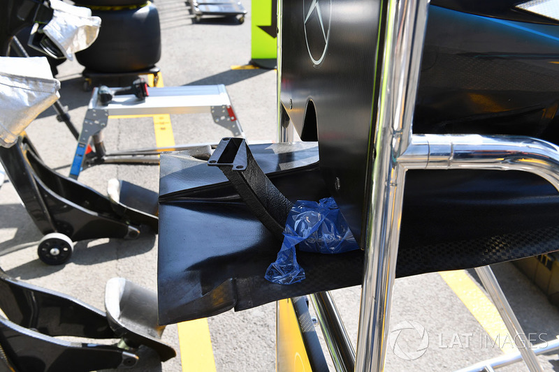 Detalle de la nariz del Mercedes-AMG F1 W09 EQ Power