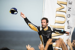 Jean-Eric Vergne, Techeetah, celebrates on the podium