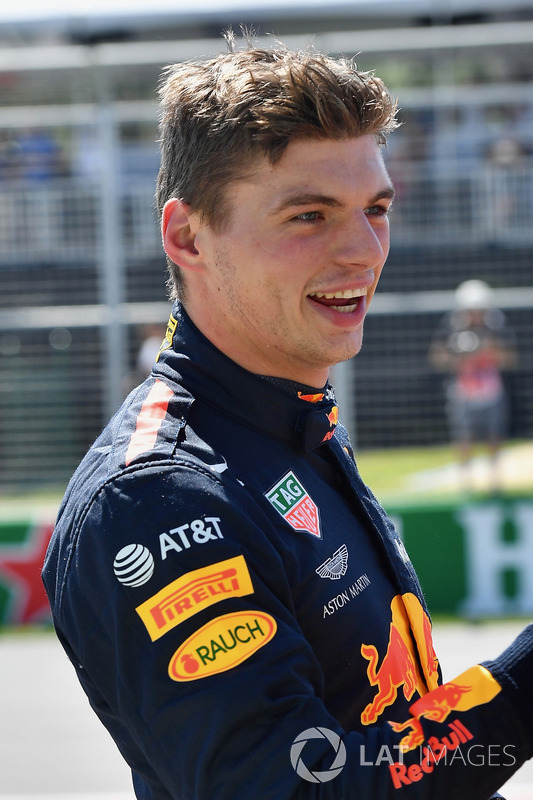Max Verstappen, Red Bull Racing celebrates in parc ferme