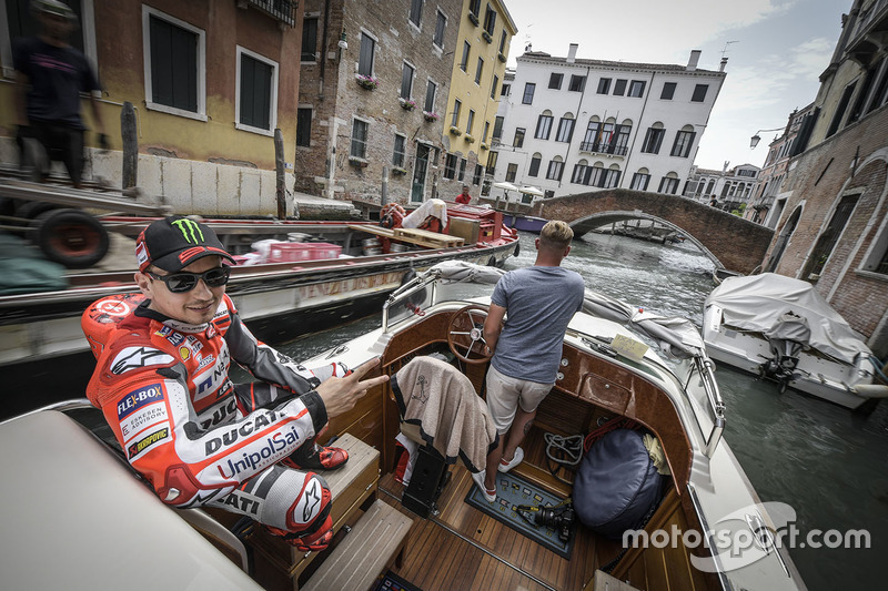 Jorge Lorenzo, Ducati Team evento en Venecia