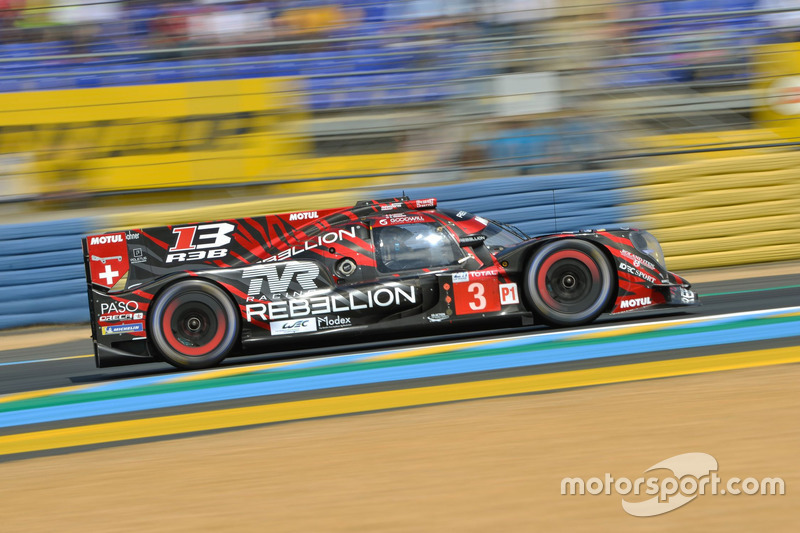 #3 Rebellion Racing Rebellion R-13: Mathias Beche, Gustavo Menezes, Thomas Laurent