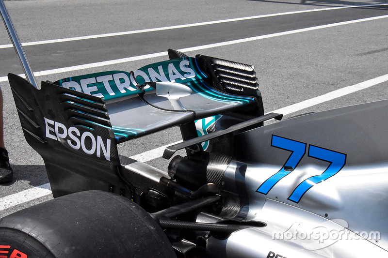 Mercedes AMG F1 W09 arka kanat detay