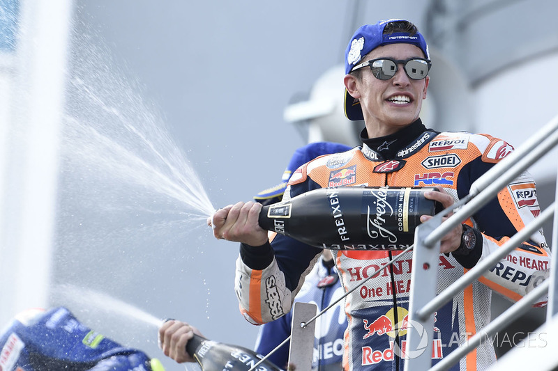 Podium: race winner Marc Marquez, Repsol Honda Team