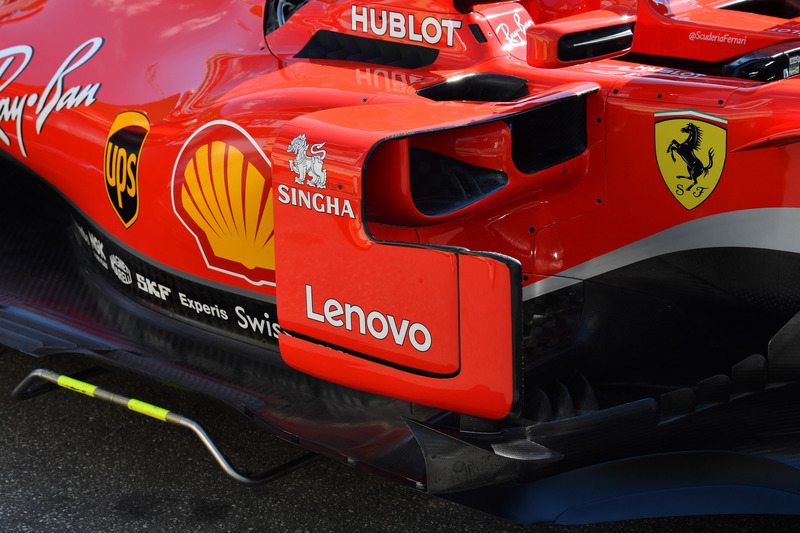 Ferrari SF71H barge boards