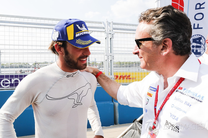 Jean-Eric Vergne, Techeetah, Alejandro Agag, CEO, Formula E