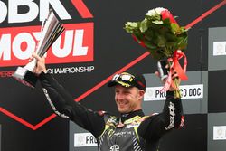 Podio: il terzo classificato Jonathan Rea, Kawasaki Racing