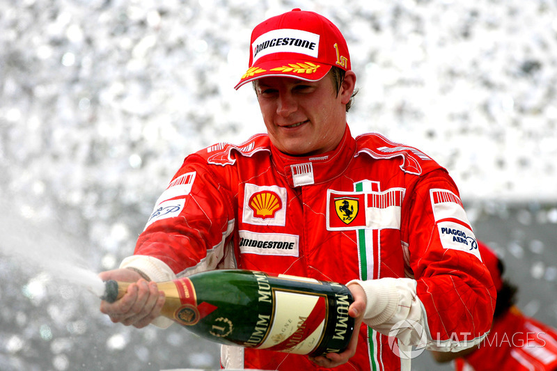 Kimi Raikkönen: 8 szezon a Ferrarinál (2007 és 2009 között, majd 2014 és 2018 között)