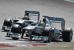 Nico Rosberg, Mercedes W04, Lewis Hamilton, Mercedes W04