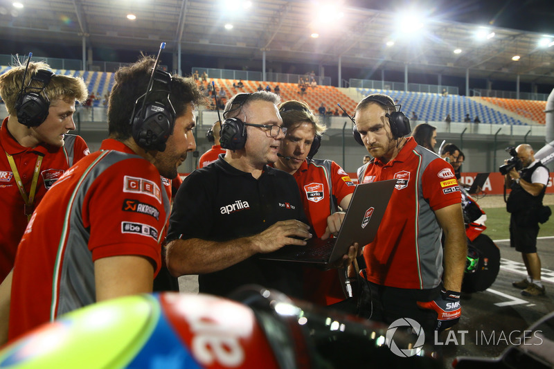 Il team di Lorenzo Savadori, Milwaukee Aprilia