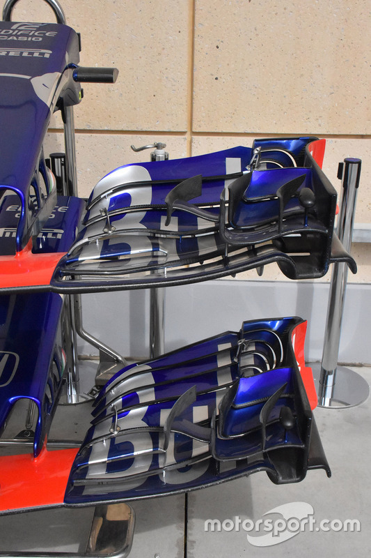 Варианты переднего крыла Toro Rosso STR13