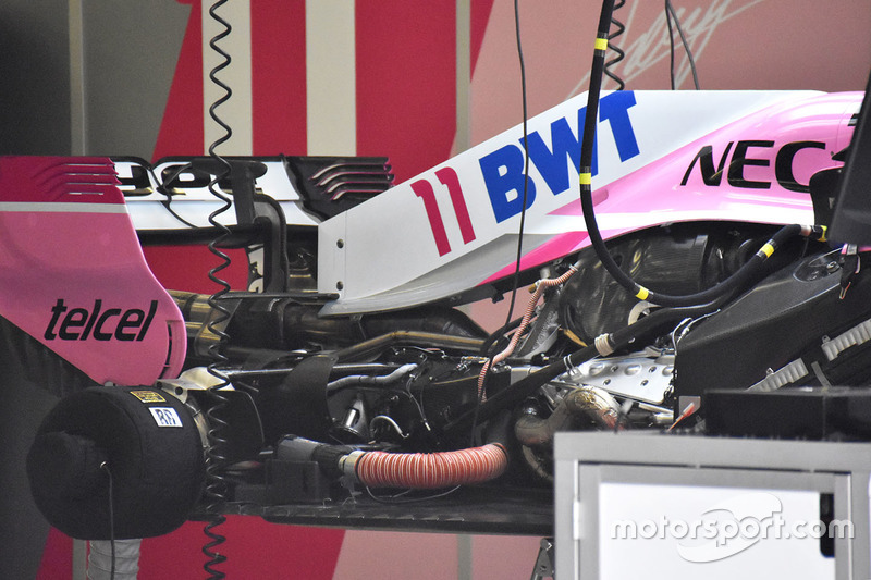 Детали задней части Force India VJM11