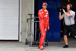 Sebastian Vettel, Ferrari nel parco chiuso