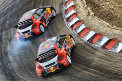 Timmy Hansen, Team Peugeot Hansen; Sébastien Loeb, Team Peugeot Hansen