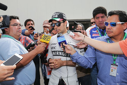 Sergio Perez, Sahara Force India F1 with the media