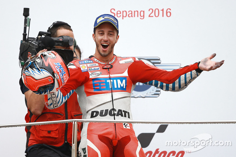 Podium: Ganador, Andrea Dovizioso, Ducati Team