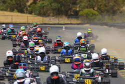 Junior Max rolling through turn one