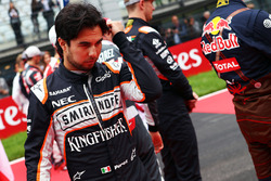Sergio Perez, Sahara Force India F1 on the grid