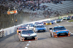 Erik Jones, Joe Gibbs Racing Toyota and Kyle Busch, Joe Gibbs Racing Toyota