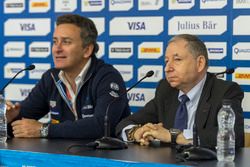 Alejandro Agag, Formula E CEO and Jean Todt, FIA President