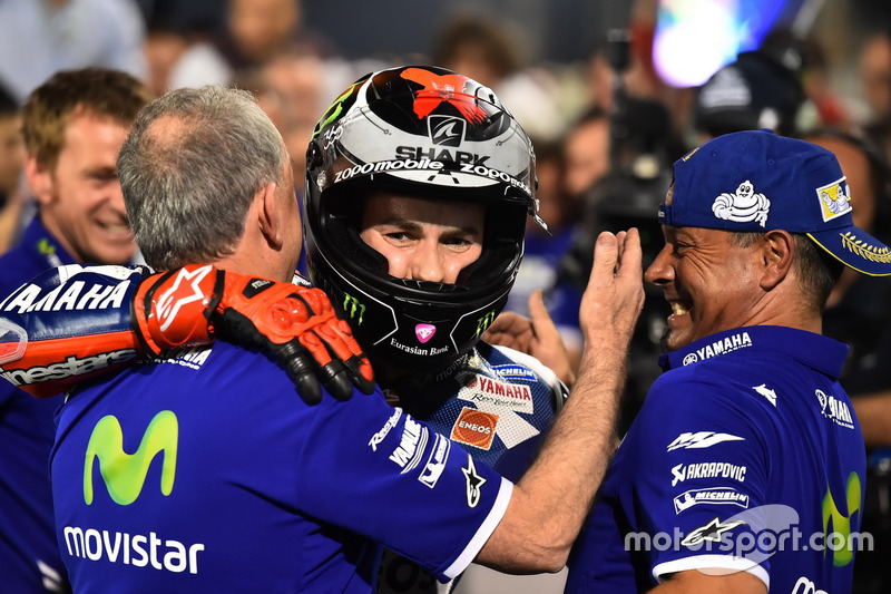 Il vincitore della gara Jorge Lorenzo, Movistar Yamaha MotoGP, Yamaha