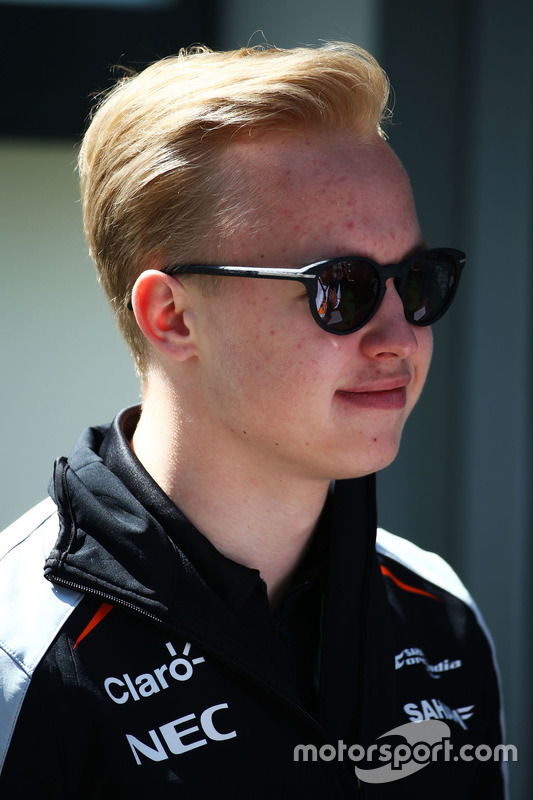 Nikita Mazepin, Sahara Force India F1 Team piloto de desarrollo