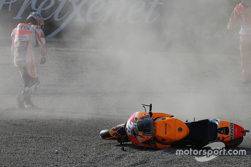 Dani Pedrosa, Repsol Honda Team choque