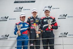 Podium: winner Richard Verschoor, second place Nikita Sitnikov, third place Aleksey Korneev