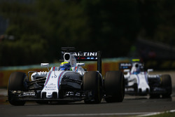 Felipe Massa, Williams FW38 and Valtteri Bottas, Williams FW38