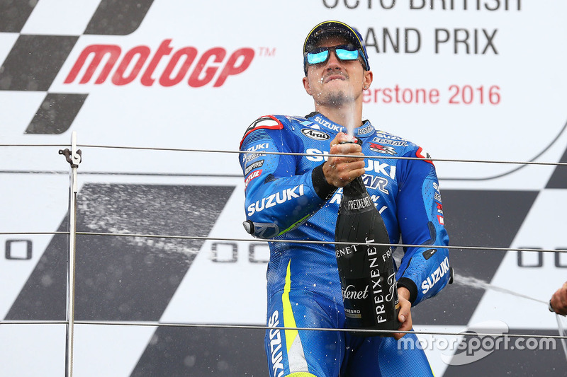 Podium: race winner Maverick Viñales, Team Suzuki MotoGP