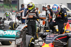 Sergio Perez, Sahara Force India F1 in parc ferme