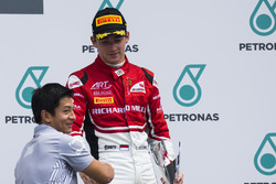Rio Haryanto, Charles Leclerc, podium GP3 Series, Malaysia