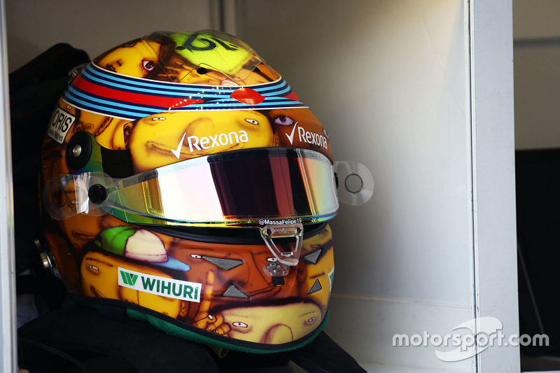 The helmet of Felipe Massa, Williams