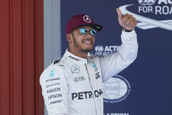 Pole for Lewis Hamilton, Mercedes AMG F1 Team