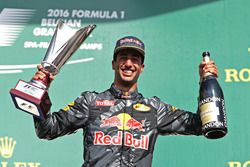 Podium: Daniel Ricciardo, Red Bull Racing