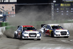Toomas Heikkinen, EKS RX, et Mattias Ekström, EKS RX