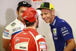 Danilo Petrucci, Pramac Racing, Andrea Dovizioso, Ducati Team, Valentino Rossi, Yamaha Factory Racing