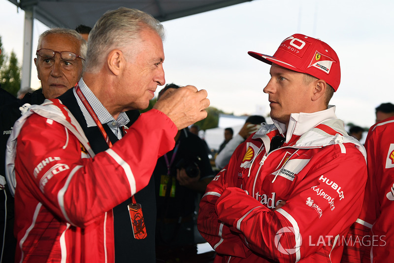 Piero Lardi Ferrari, vice-président Ferrari et Kimi Raikkonen, Ferrari au 70e anniversaire de Ferrari