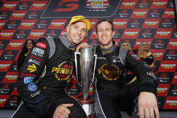 Race winners David Reynolds, Luke Youlden, Erebus Motorsport Holden with the trophy