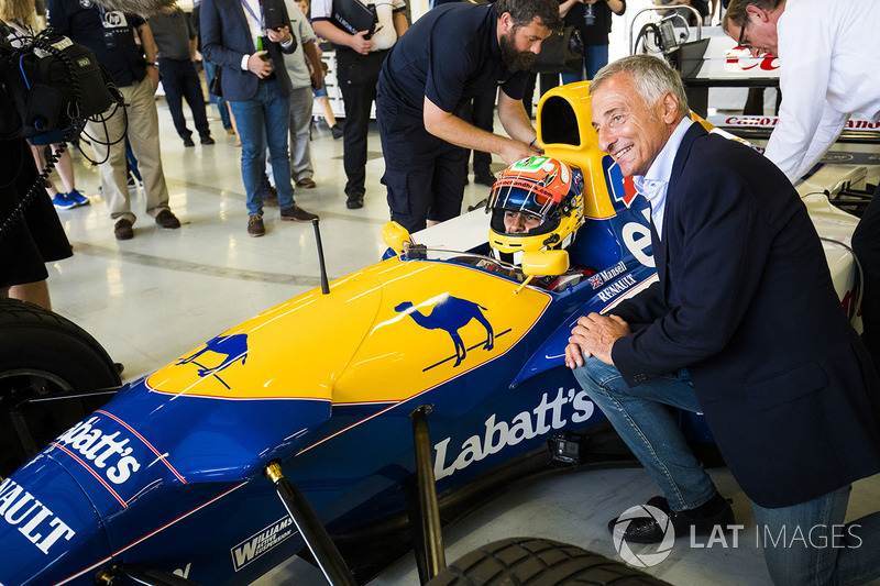 Karun Chandhok, Williams FW14B Renault, Riccardo Patrese